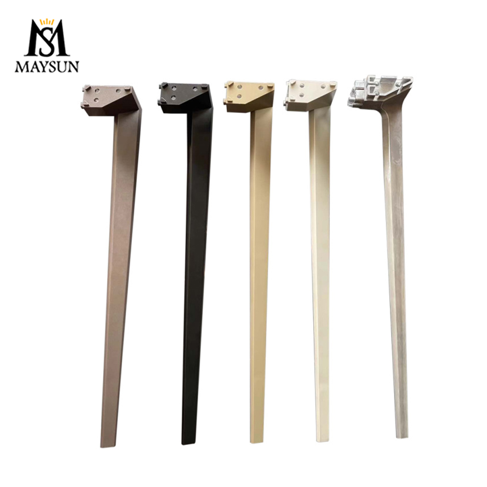 Modern simple aluminum removable multi-purpose table frame dining table