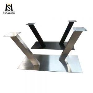 Customizable detachable metal table frame dining table base bracket
