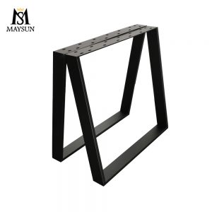 Factory direct sale Tilted Rectangular industrial iron table legs