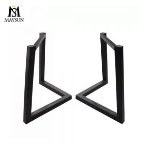 Modern simple metal furniture desk base outrigger table bases