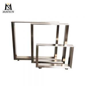 Modern simple rectangle Metal stainless steel furniture legs