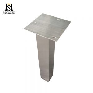 Fashion simple office metal brushed I-shape customization Table legs