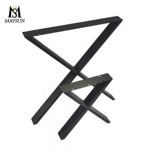 Modern Industrial X-shape metal iron office coffee table legs