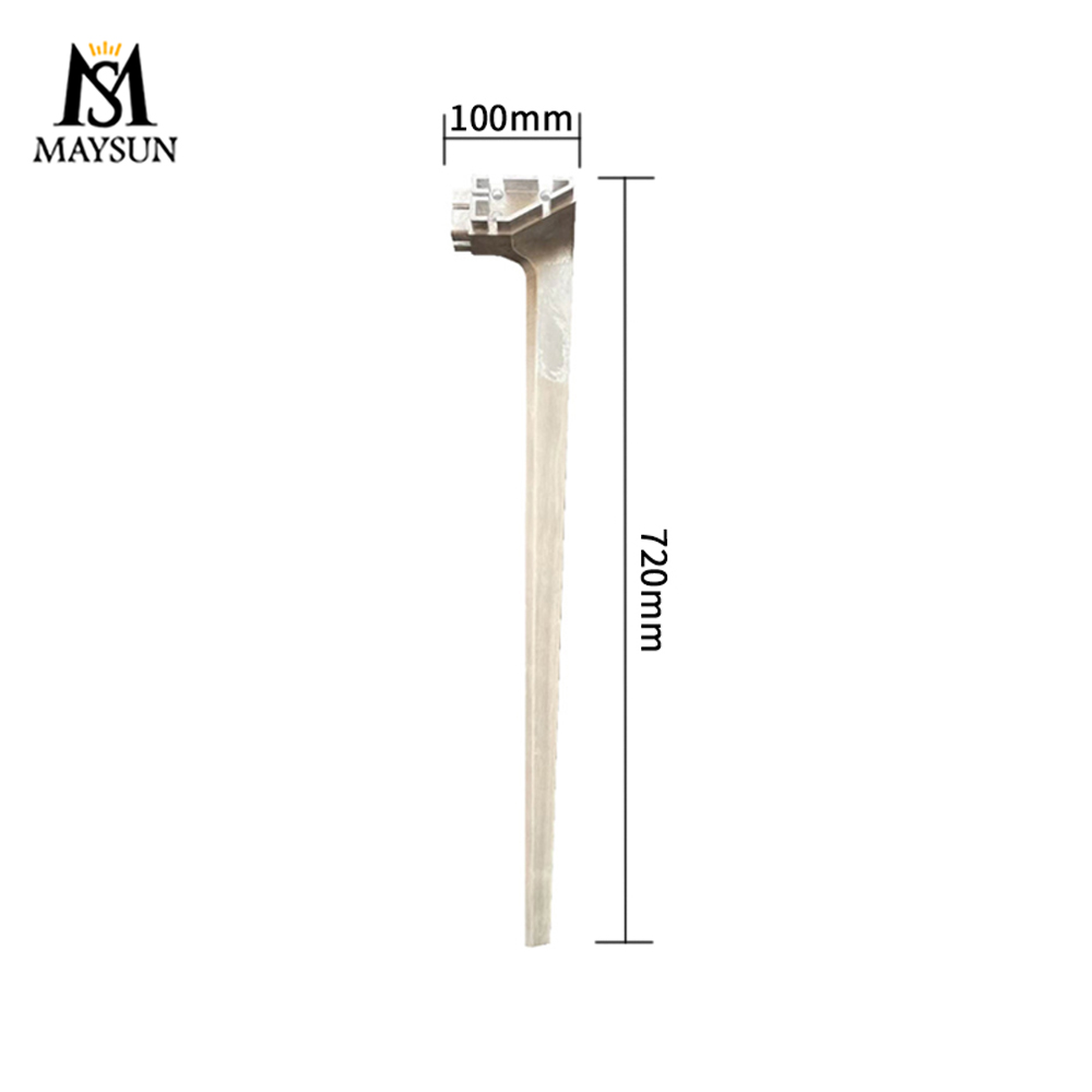 Modern simple aluminum removable multi-purpose table frame dining table - Image 2