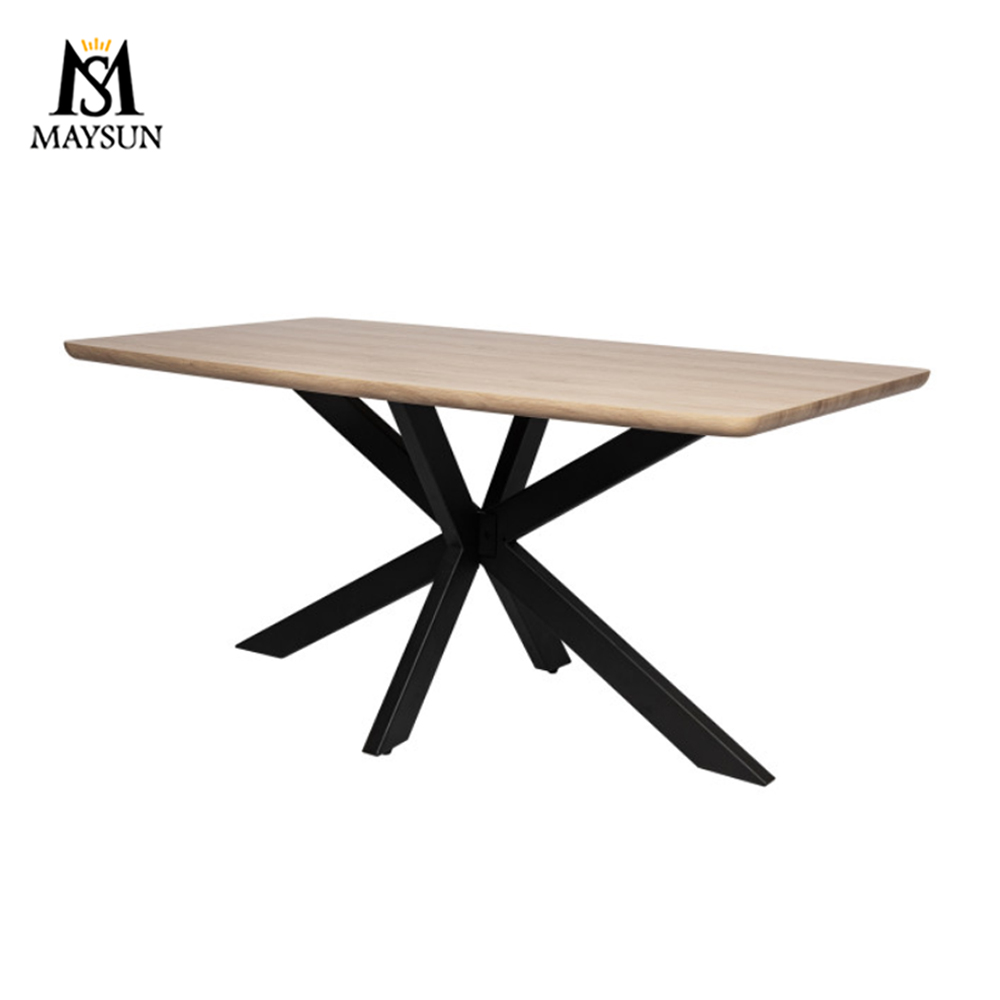 Factory direct supply metal iron detachable table frame bracket Industrial spider table legs - Image 3