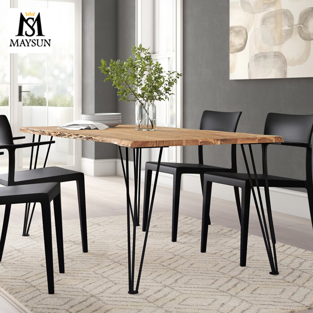 Our factory wholesale furniture accessories computer table base metal hairpin legs - Image 3