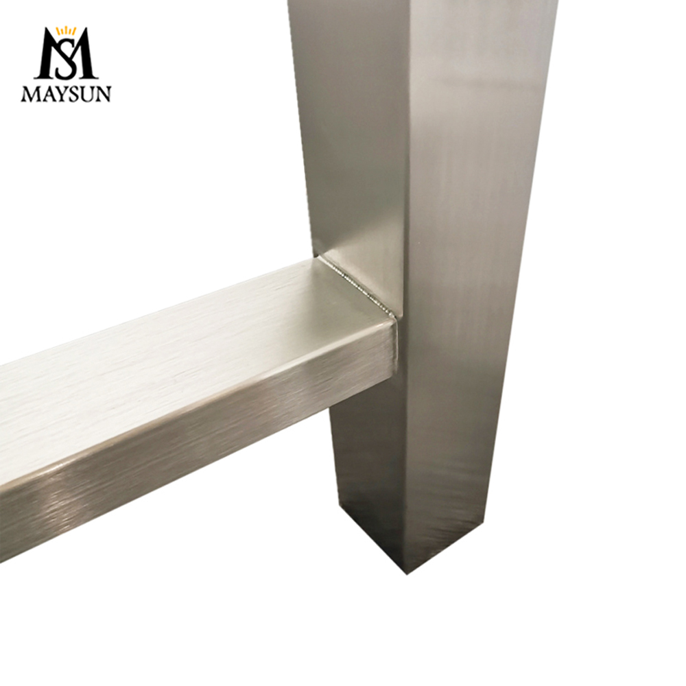 Modern fashion A-shape Metal Brushed Stainless steel Table legs Stents - Image 4