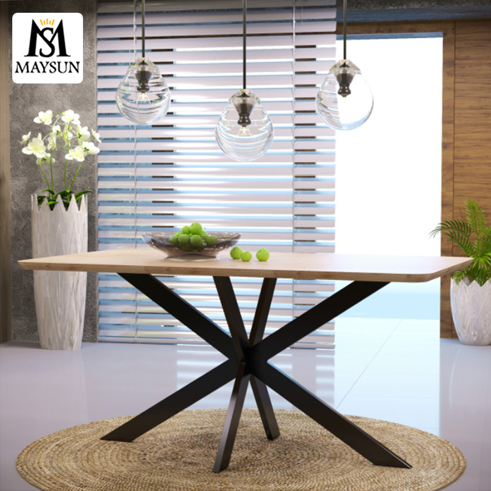 Factory direct supply metal iron detachable table frame bracket Industrial spider table legs - Image 4