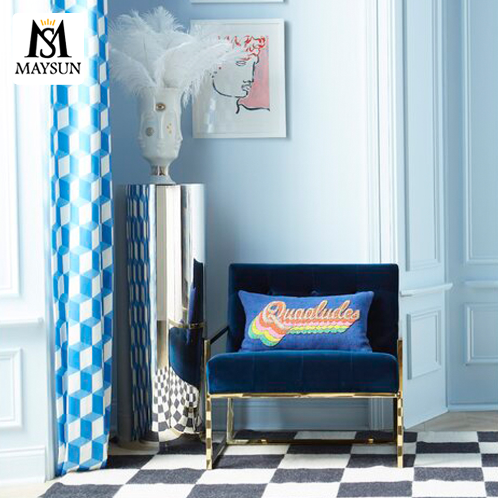 Fashion drum shaped stainless steel side table coffee table decorative column - Image 4