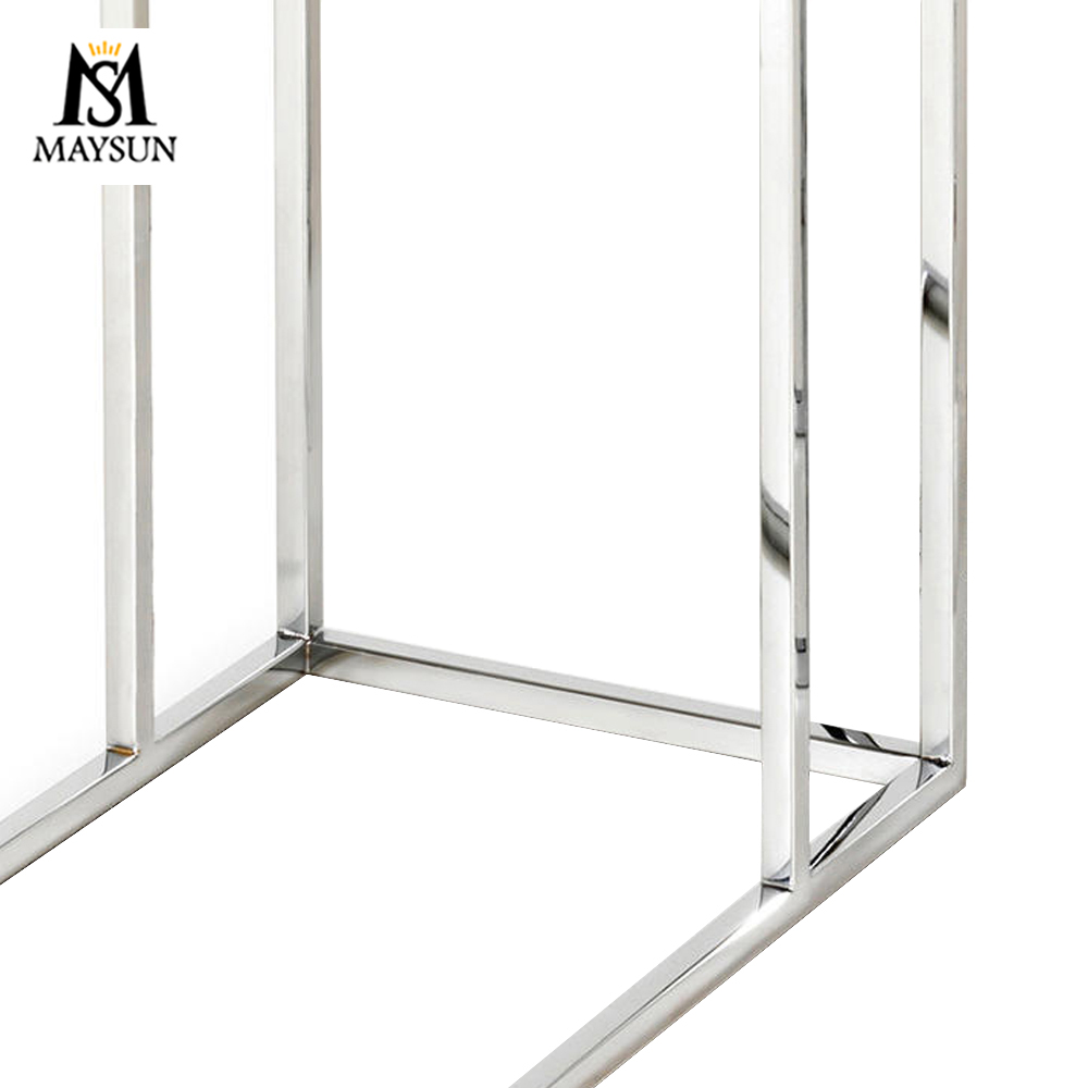 Modern style sofa side desk stainless steel small family leisure creative coffee table - Image 5