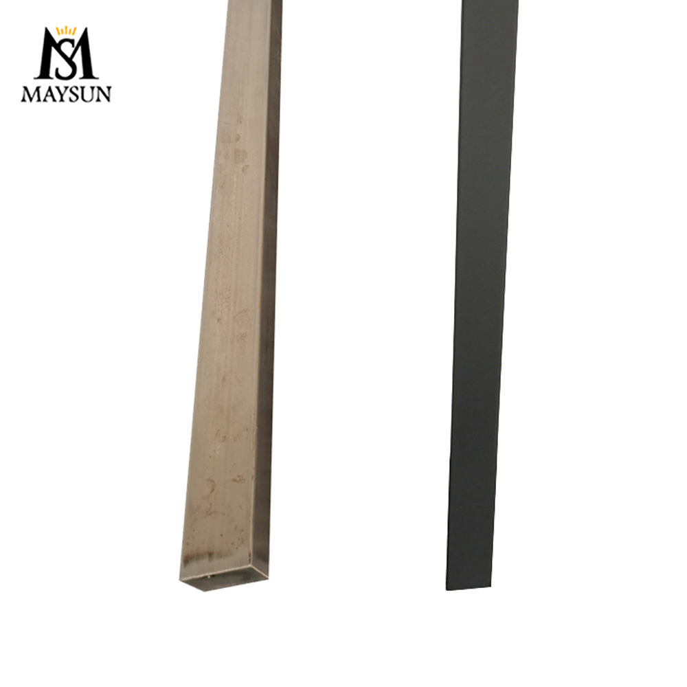 Simple black matte metal Iron l-shaped small industrial furniture legs - Image 6