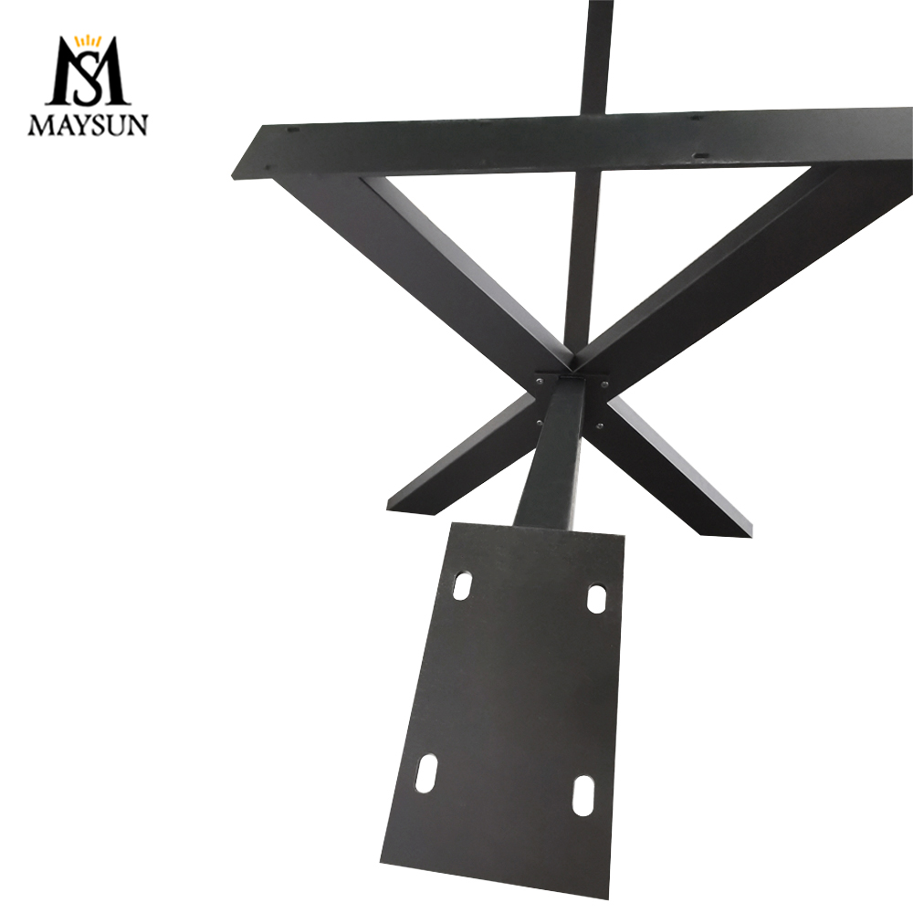 Factory direct supply metal iron detachable table frame bracket Industrial spider table legs - Image 6