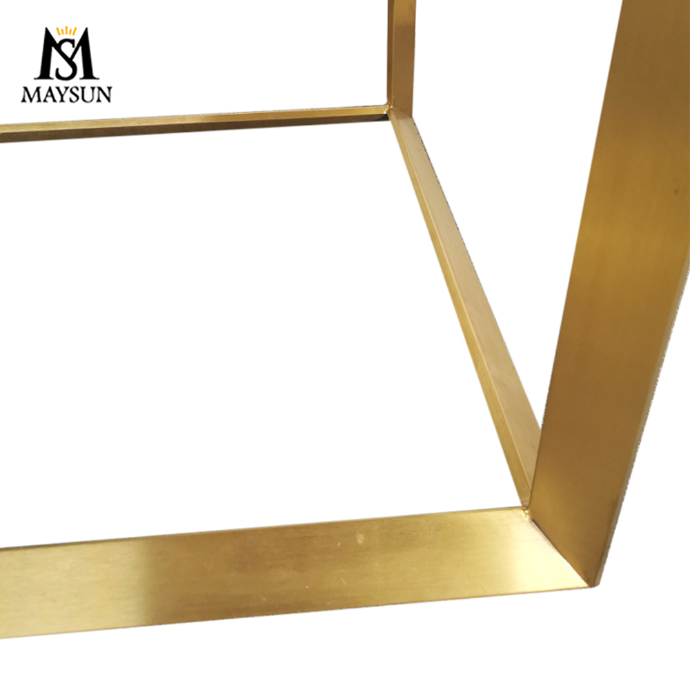 2021 Latest Product Stainless Steel Coffee Table Delicate ceramic side table - Image 6