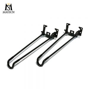 Modern industrial two-pin folding multi-role hairpin table legs