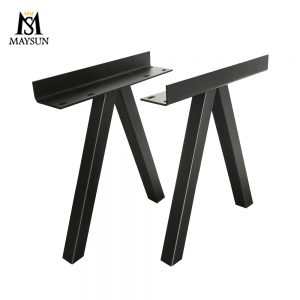 Modern industrial simple T - shaped black coffee table legs