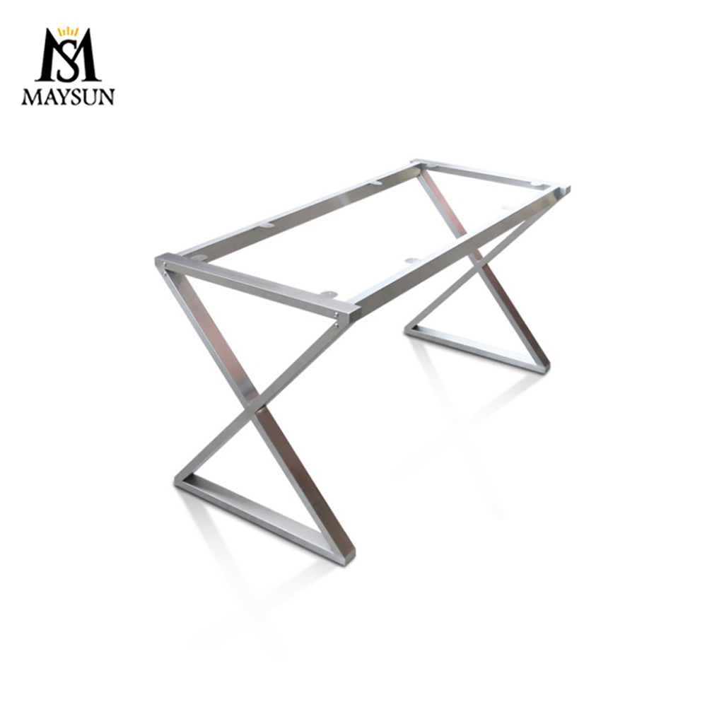 Modern simple X shape detachable small table frame bracket