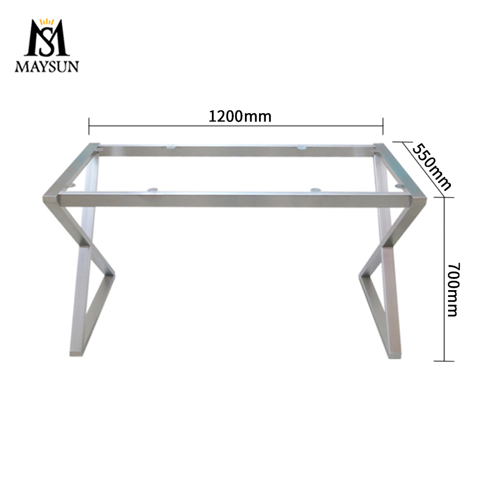 Modern simple X shape detachable small table frame bracket - Image 2