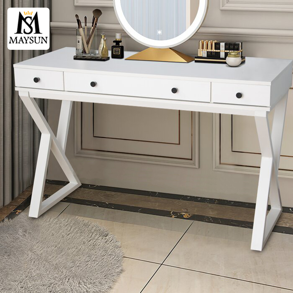 Dislocated triangle metal iron removable dresser base console - Image 3