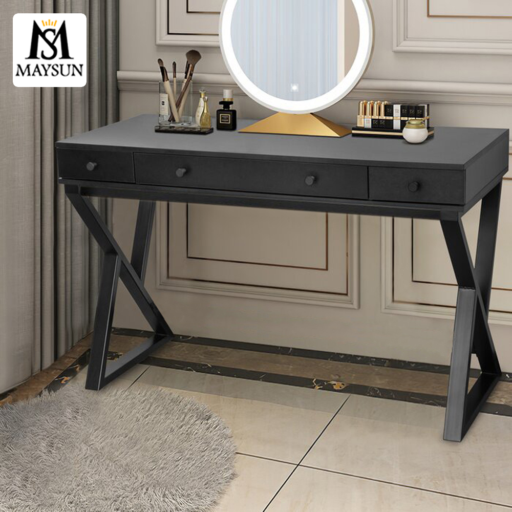 Dislocated triangle metal iron removable dresser base console - Image 4