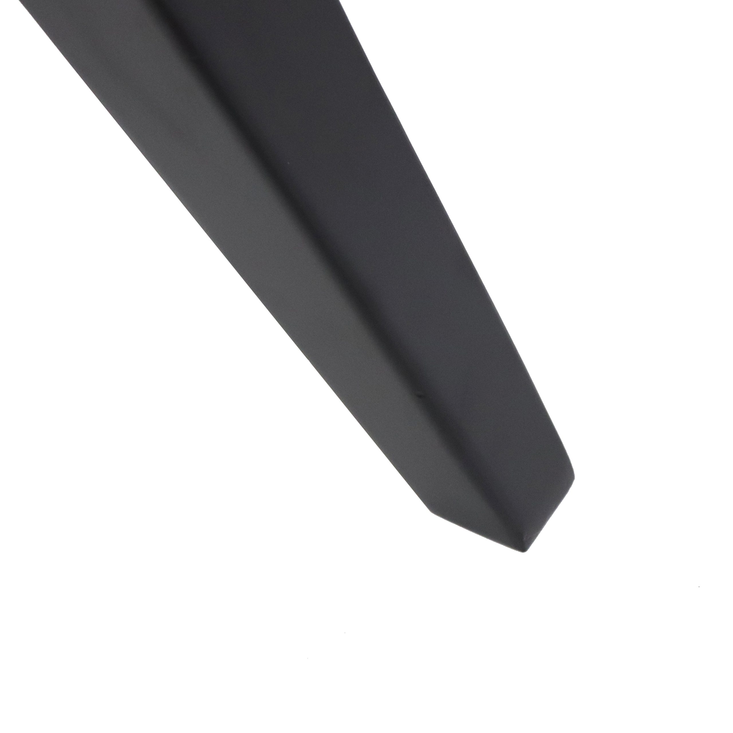 Star shaped black metal industrial table legs - Image 8