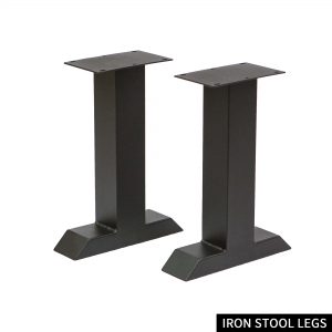 Various specifications I shape black heavy metal legs