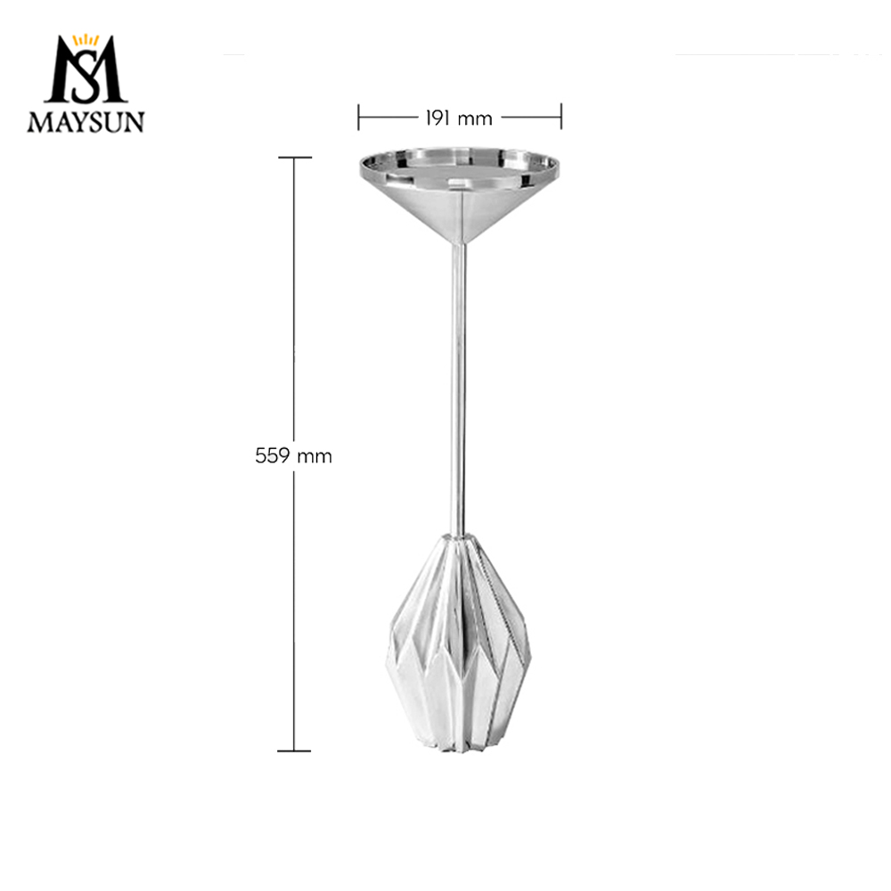 Modern metal art Deco drink table or coffee small table - Image 2