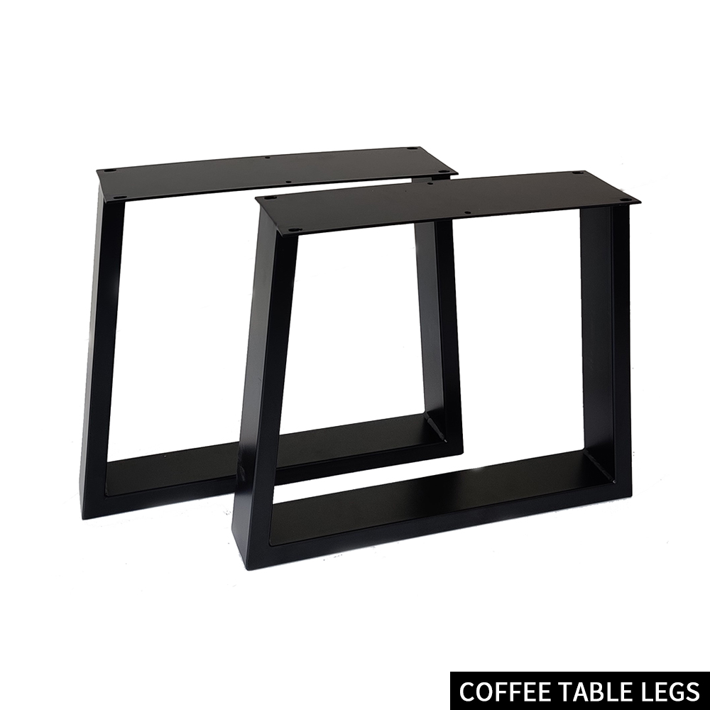Black trapezoidal industrial iron low table legs Low stool legs/coffee table legs - Image 6