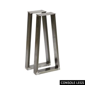 Trapezoidal iron color metal console legs/Small desk legs/dining table legs