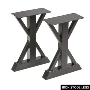 Industrial style heavy metal bench legs/stand dining table legs