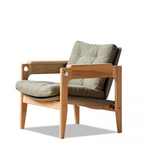 Casual solid wood sofa chair LC-12