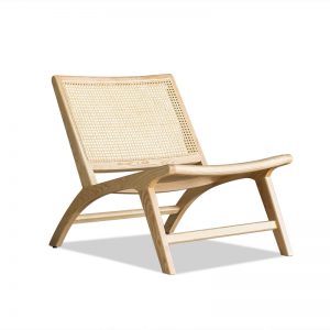 Casual solid wood rattan chair RF-07