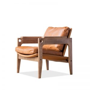 Casual solid wood sofa chair LC-03