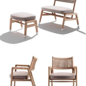 Rattan chair for outdoor leisure RF-11