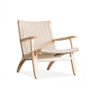 Casual solid wood rattan chair RF-04