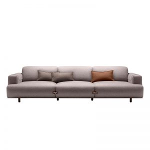 Modern simple net red solid wood sofa SF-03