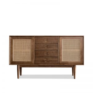 Solid wood side cabinet porch table CT-003