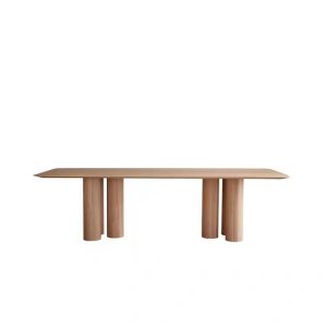 Simple solid wood office conference table OF-03